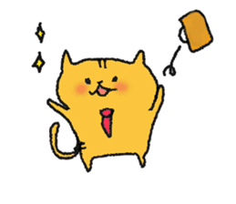 Daily cat by raven sticker #9881733