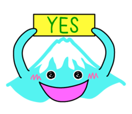 It is a stamp of  Mount Fuji sticker #9881797