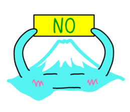 It is a stamp of  Mount Fuji sticker #9881798