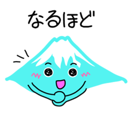 It is a stamp of  Mount Fuji sticker #9881828