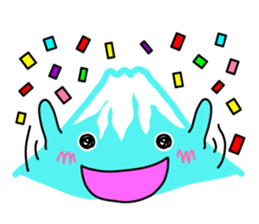 It is a stamp of  Mount Fuji sticker #9881831