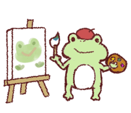 GO frog sticker #9882074
