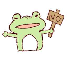 GO frog sticker #9882076