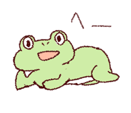 GO frog sticker #9882091