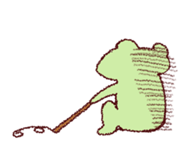 GO frog sticker #9882094