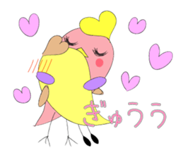 bird and bird sticker #9882405