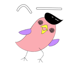 bird and bird sticker #9882412