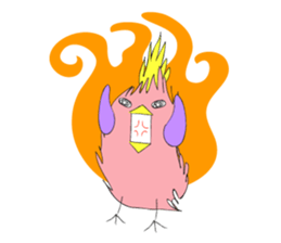 bird and bird sticker #9882429