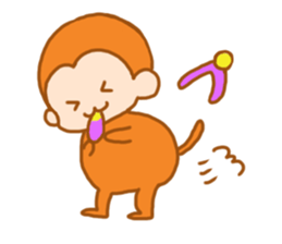 Hot Spa Monkey sticker #9882519