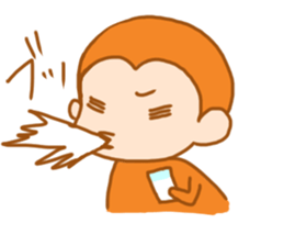 Hot Spa Monkey sticker #9882539