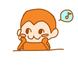 Hot Spa Monkey sticker #9882550