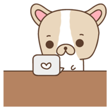 Charlie, The French Bulldog sticker #9883158