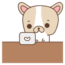 Charlie, The French Bulldog sticker #9883158