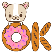 Charlie, The French Bulldog sticker #9883161