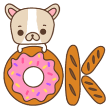 Charlie, The French Bulldog sticker #9883161