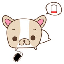 Charlie, The French Bulldog sticker #9883169