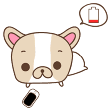 Charlie, The French Bulldog sticker #9883169