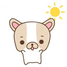 Charlie, The French Bulldog sticker #9883170
