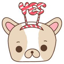 Charlie, The French Bulldog sticker #9883171