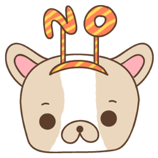 Charlie, The French Bulldog sticker #9883172