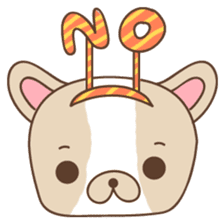 Charlie, The French Bulldog sticker #9883172