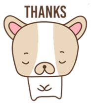 Charlie, The French Bulldog sticker #9883175