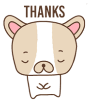 Charlie, The French Bulldog sticker #9883175