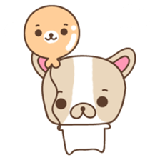 Charlie, The French Bulldog sticker #9883187