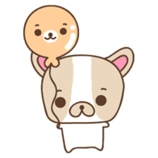 Charlie, The French Bulldog sticker #9883187