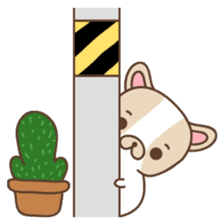 Charlie, The French Bulldog sticker #9883188