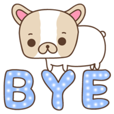 Charlie, The French Bulldog sticker #9883190