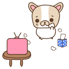 Charlie, The French Bulldog sticker #9883191