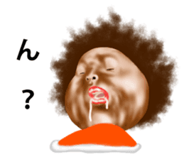 Such guy (Afro version) sticker #9883286