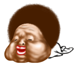 Such guy (Afro version) sticker #9883299