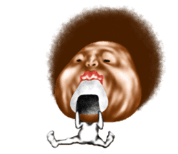 Such guy (Afro version) sticker #9883302