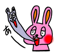 Uza.Usa-san and Nekomata-san sticker #9883870