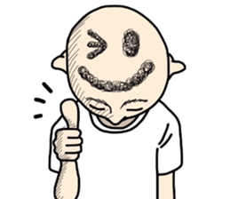 People of a strange hairstyle 2 sticker #9884452