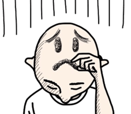 People of a strange hairstyle 2 sticker #9884453