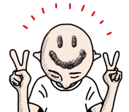 People of a strange hairstyle 2 sticker #9884454