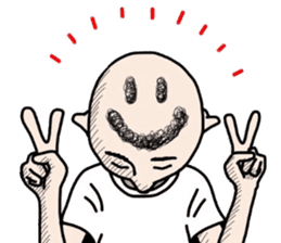 People of a strange hairstyle 2 sticker #9884454