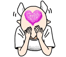 People of a strange hairstyle 2 sticker #9884461