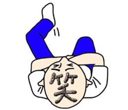 People of a strange hairstyle 2 sticker #9884463