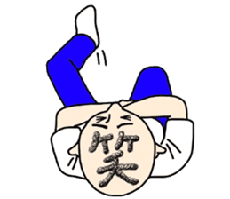 People of a strange hairstyle 2 sticker #9884463