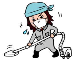 housecleaning sticker #9885067