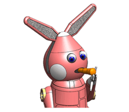 Robo Rabbit sticker #9885904