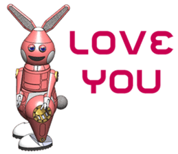 Robo Rabbit sticker #9885913