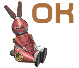 Robo Rabbit sticker #9885917