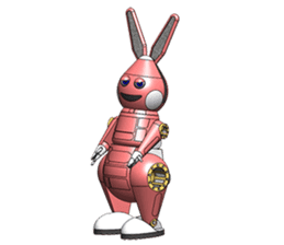 Robo Rabbit sticker #9885922