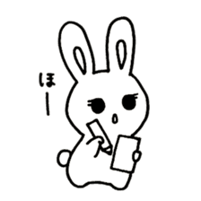 Bunny graffiti sticker #9887163