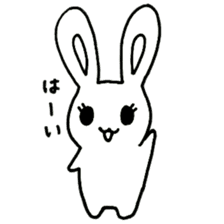 Bunny graffiti sticker #9887170